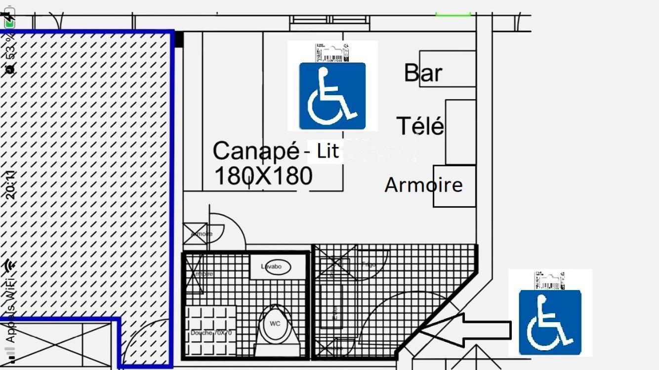 Studio "Maryline" Sejours Parisiens Abordables - Rez De Chaussee Sur Beau Patio Ombrage- Accessible Handcaps - Grand Canape-Lit Clic Clac 2 Places - Cuisine Equipee - Salle De Bains - 5 Minutes Du Metro Brochant Ligne 13,Bus 74 Et 31 Buitenkant foto
